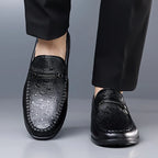 Men's Ostrich Leather Loafers