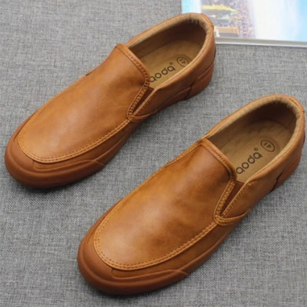 David Leather Slip-Ons