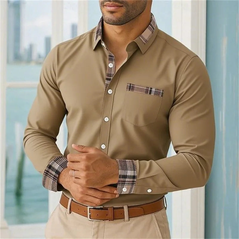 Bastian Plaid Accent Shirt