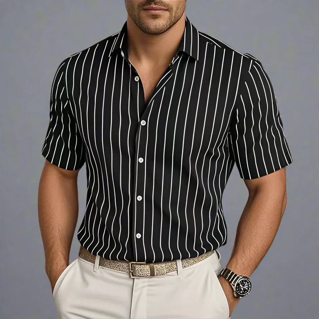 Tavian Stripe Lounge Shirt