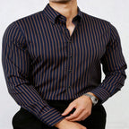 Vincent Column-Stripe Shirt