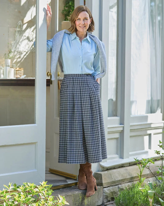 Soft Handle Blouses - Pale Blue