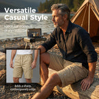 💥Hot Sales-49% OFF💖Men's Casual Cargo Shorts with Drawstring Waist